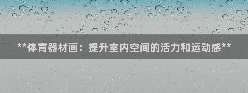 星欧娱乐扣款流程详解图：**体育器材画：提升室内空间